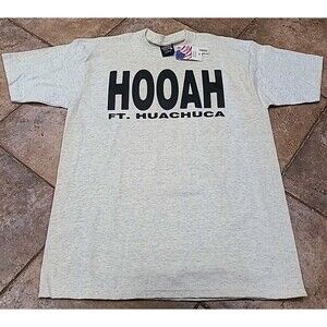 U.S. Army Ft. Huachuca, AZ HOOAH T-shirt Mens Lrg Cotton Blend Lrg Military